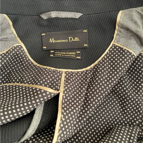 Massimo Dutti black blazer - size 8 US - Picture 9 of 12